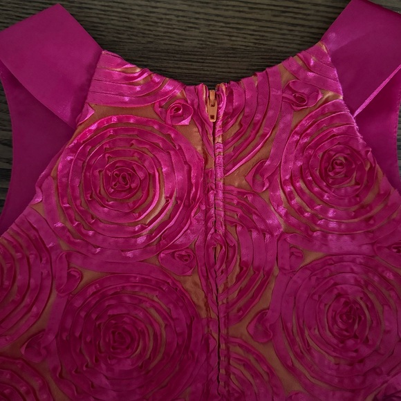 Rare Editions Girls Size 8 Fuchsia/Orange Sleeveless Dress -New with Tag - Picture 4 of 9